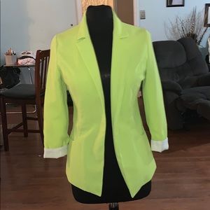 Lime green blazer